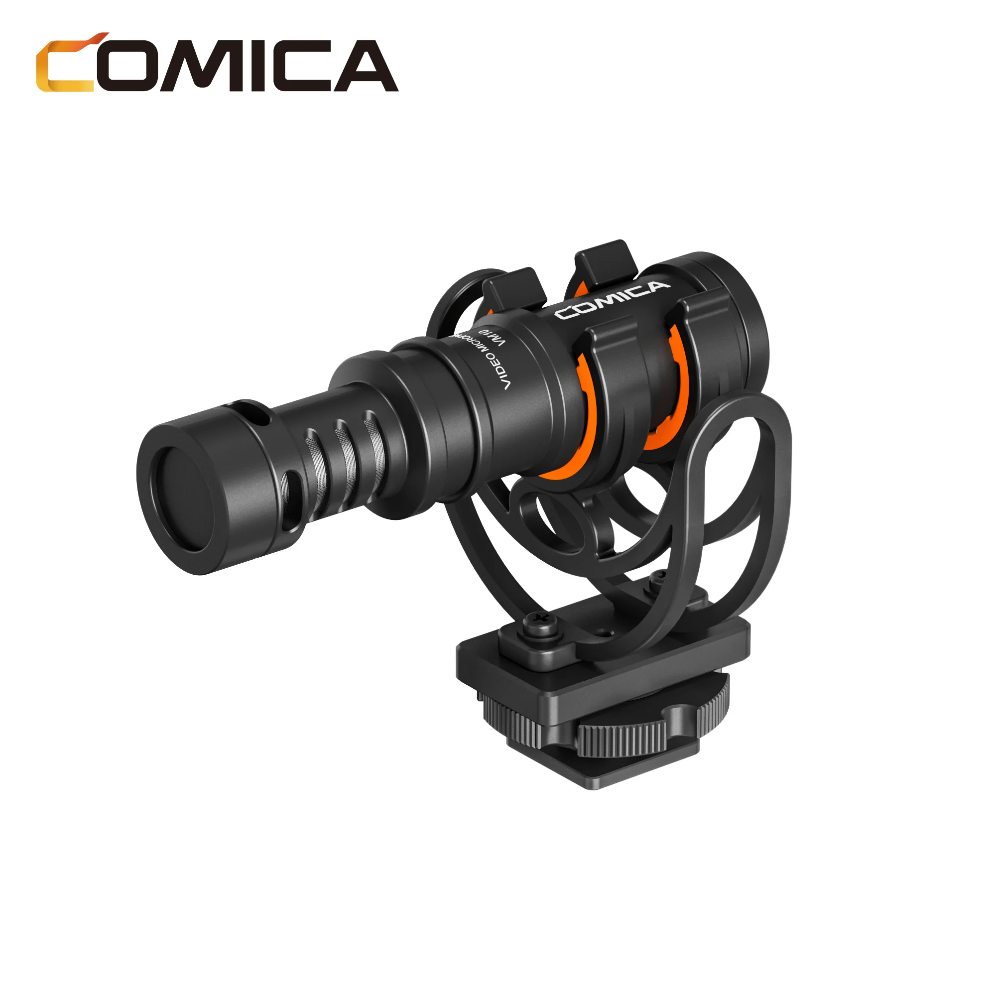 VM10 Mini Cardioid Condenser Shotgun Microphone Full Metal Design Plug and Play