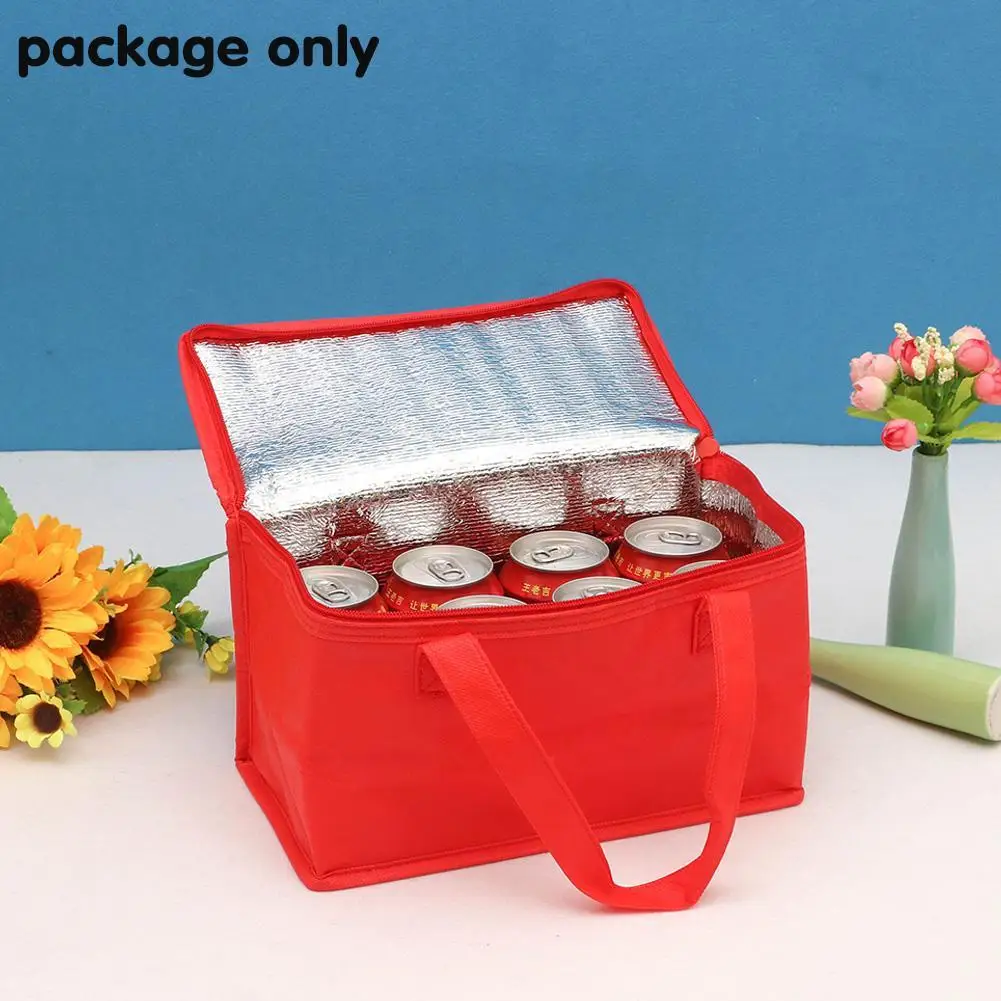 Description Picture 6 of itemPortable Drink Beer Insulation Cooler Bag Outdoor Picnic L/s Bento Insulation Bag Thermal Cooler Lunch Box Camp K1i1