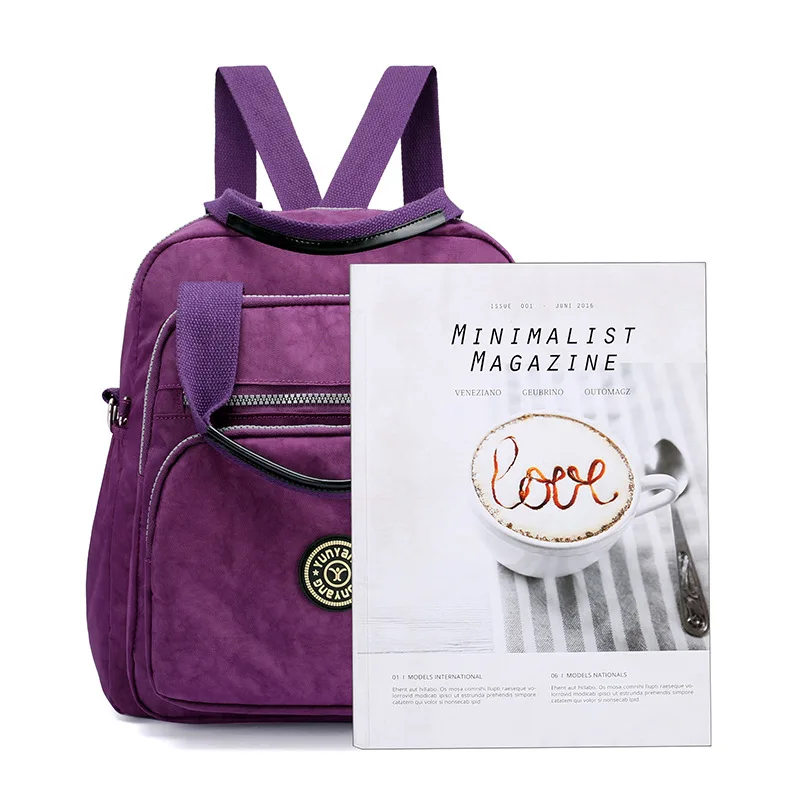 Backpack for Teenage Girls Mochila Feminina Shoulder Travel Bags Multifunctional Nylon Bagpack Female Mochila Mujer Women School