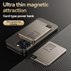 Travel Portable Wireless Magnetic Power Bank Fast Charging Ultra Capacity Digital External Battery PowerBank For Magsafe IPhone 4