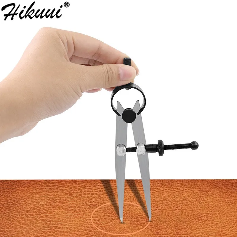 Leather Divider Tool Carbon Steel Scriber Adjustable Spacing Gauge