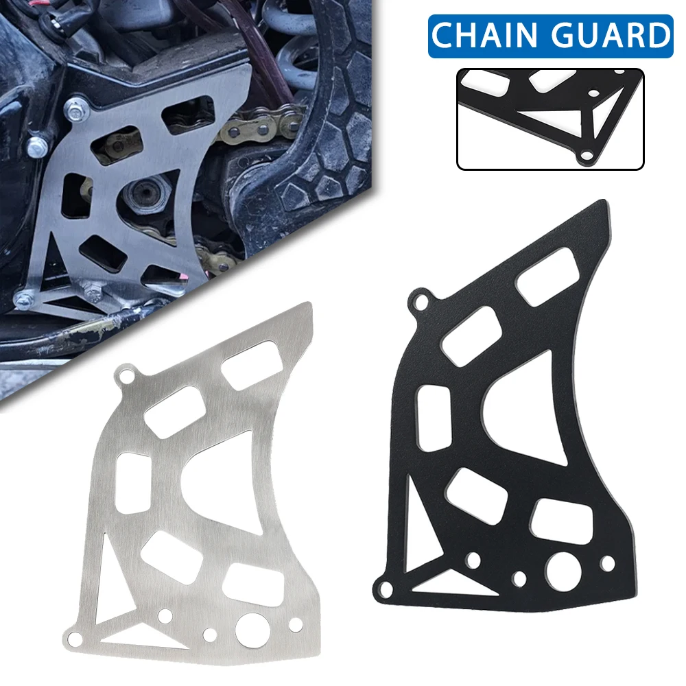 Motorcycle Aluminium Parts Front Chain Sprocket Cover Chain Guard Protector For Loncin MT250 kayo KT250 Hengjian 2 stroke DT230