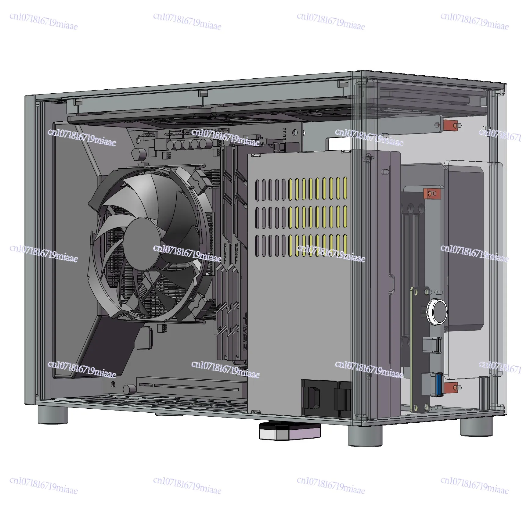 ZS-A4s Itx Computer Case, Version V4 7.3 Liter Volume, All