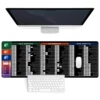 Shortcut Key Mouse Pad Desk Pad EXCEL/PPT/WORD Shortcut Key 8.3X10.2inch Keyboard Mouse Pad, Living Room Bedroom 3D Gaming Mouse 2