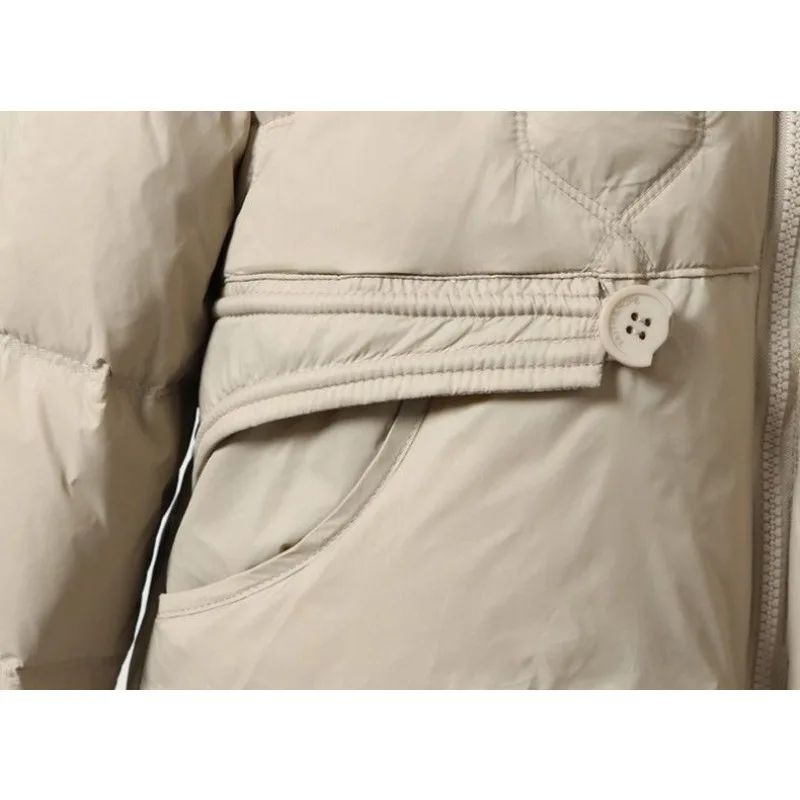 2023 New Women Down Jacket Winter Coat Female Short-length Stand Collar Parkas Fashionable LooseOutwear Warm Hin Thin Overcoat