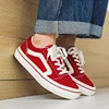 2024 Classic Black Men's Canvas Shoes Comfort Lace-up Vulcanized Shoes Man Skateboard Breathable Canvas Sneakers Men Espadrilles 4