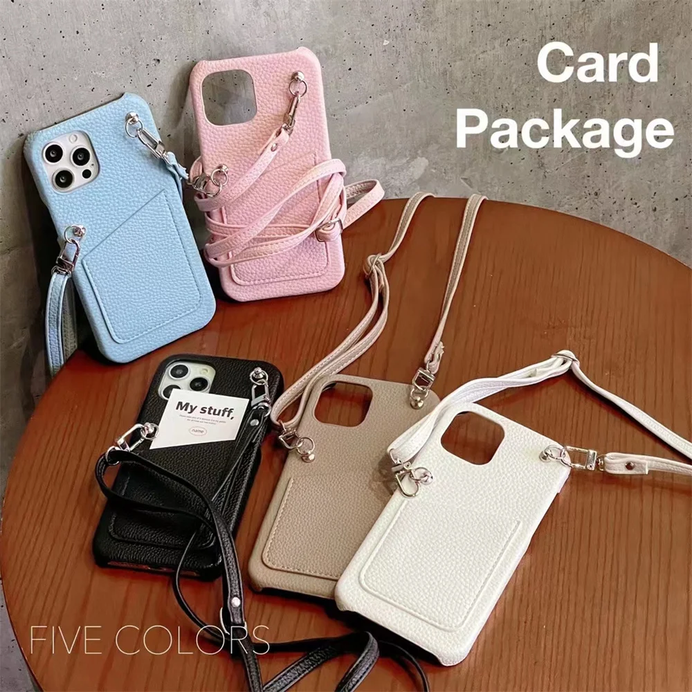 Iphone Purse Case Shoulder Strap Phone Case Shoulder Card Mobile Phone Cases & Covers
