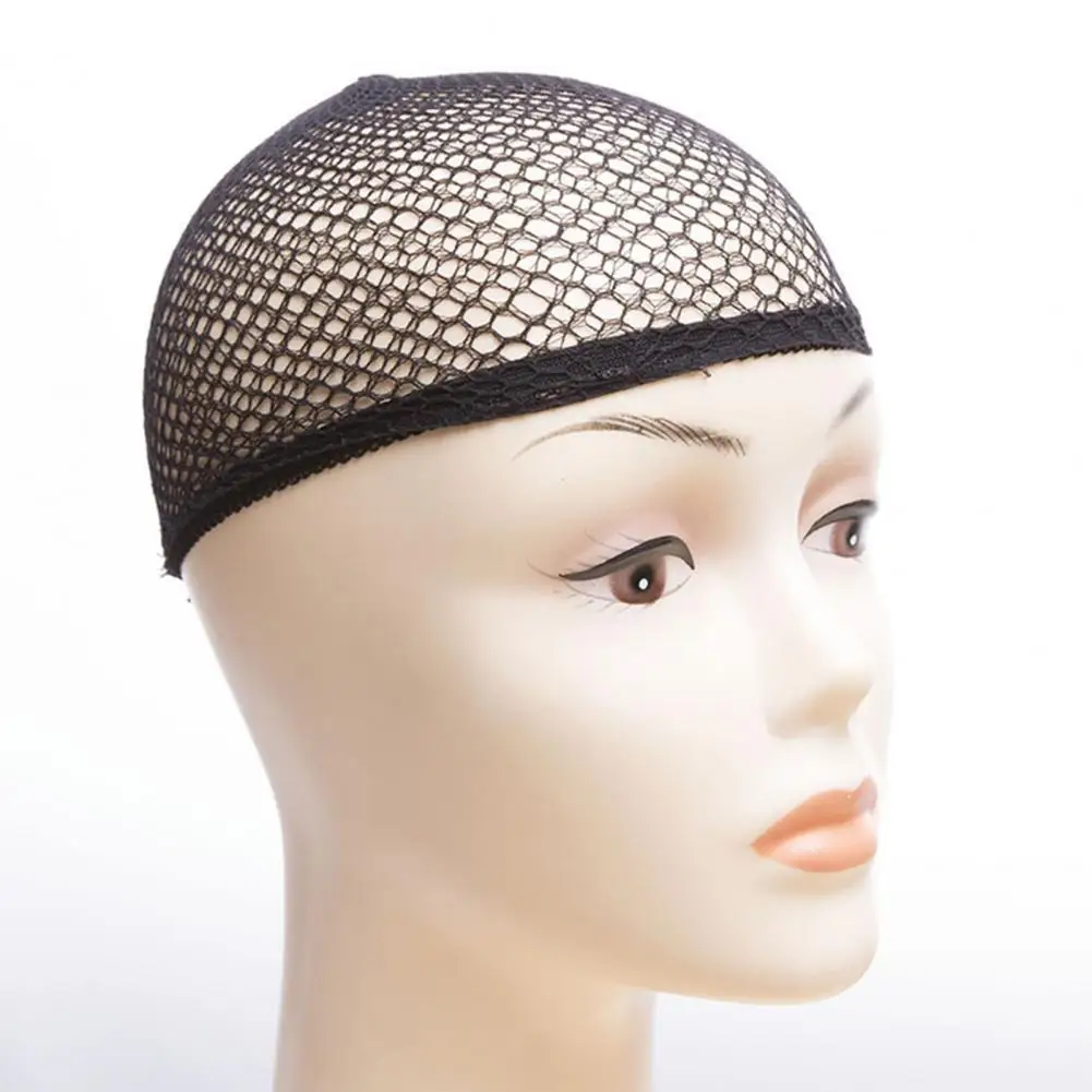 Wig Net Anti-Falling Washable Silk Wig Closed End Fishnet Mesh Dom cap Mesh  Cap wig cap for making wigs Weaving Cap Mesh hairnet