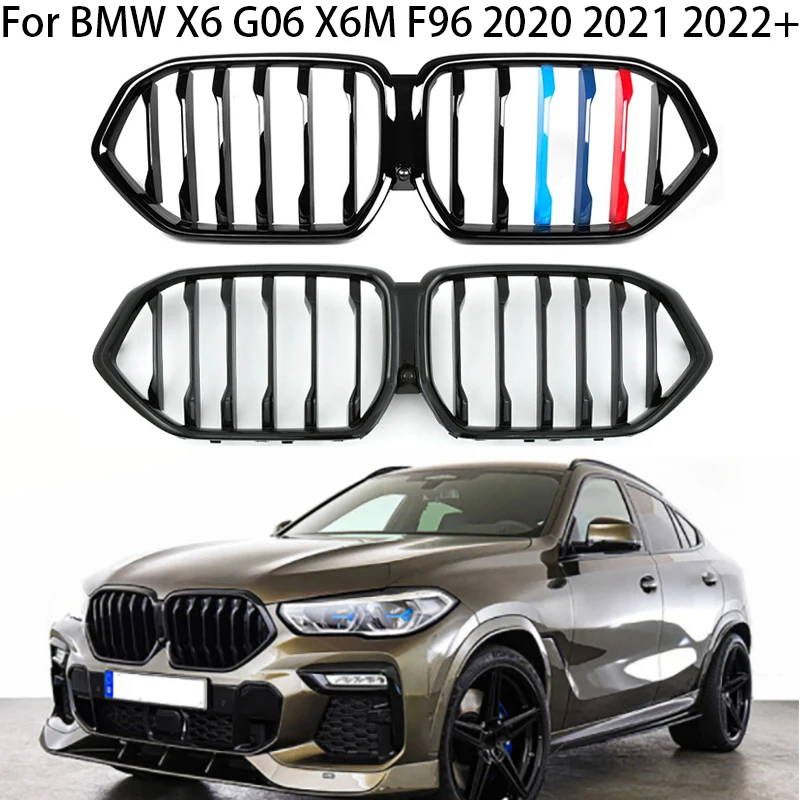 

Передняя решетка радиатора для BMW X6 G06 X6M F96 2020 2021 2022 + M