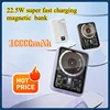 Q16 Portable Power Bank with Hidden Stand Magnetic Fast Charging Transparent Industrial Style 10000mA 1