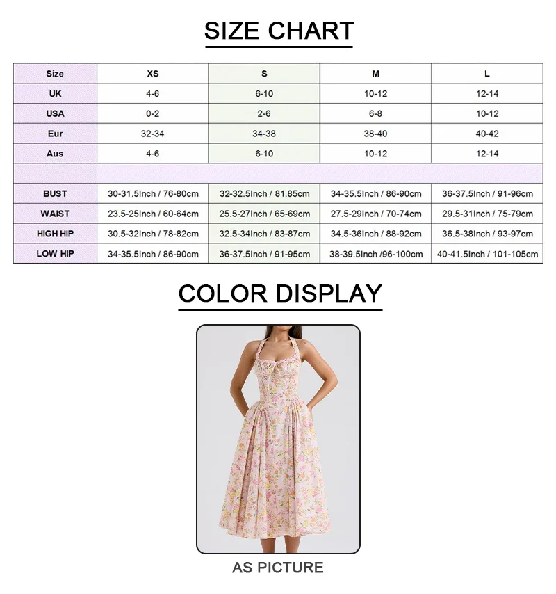 Dress Size Chart