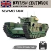 TongDe 1/16 RC Battle Tank Churchill Mk.VII Electric Infantry Fighting Radio Control Panzer Ready to Run Vehicles Military Toy 2