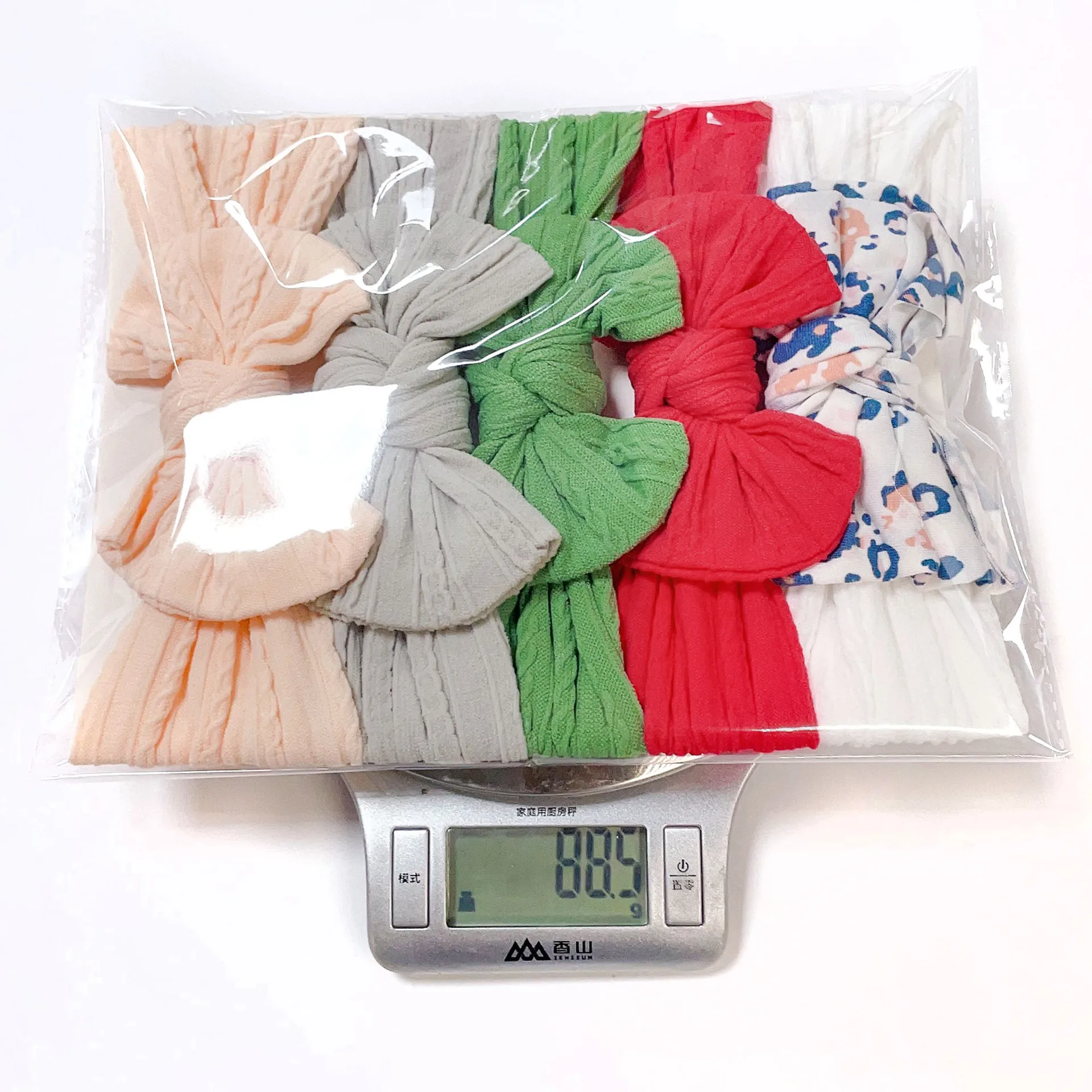 새로운 5종  헤어밴드 세트 귀여운 공주 헤어 액세서리 유럽 및 미국 스타일 어린이 나일론 리본