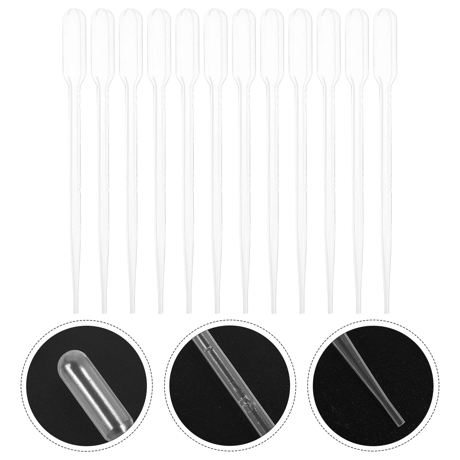 

200 Pcs Plastic Straws Micropipette Transfer 2ml Perfume Serological Disposable