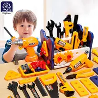 Children Toys Repair Kit Electric Toy Drill Play Repair Tool Screw Tool Box hammer Puzzle Educational Toys for Boys Girls Kids 1