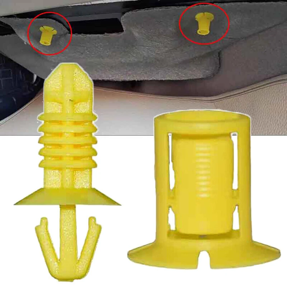 Front Dash Insulator Fastener Clip Copilot Fuse Box Cover Plate Clips