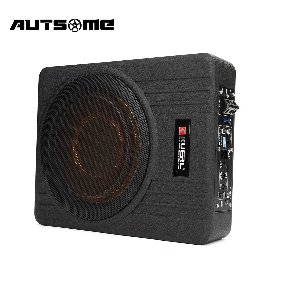800w 10 Inch Enclosed Subwoofer System Car Super Slim Subwoofer Under
