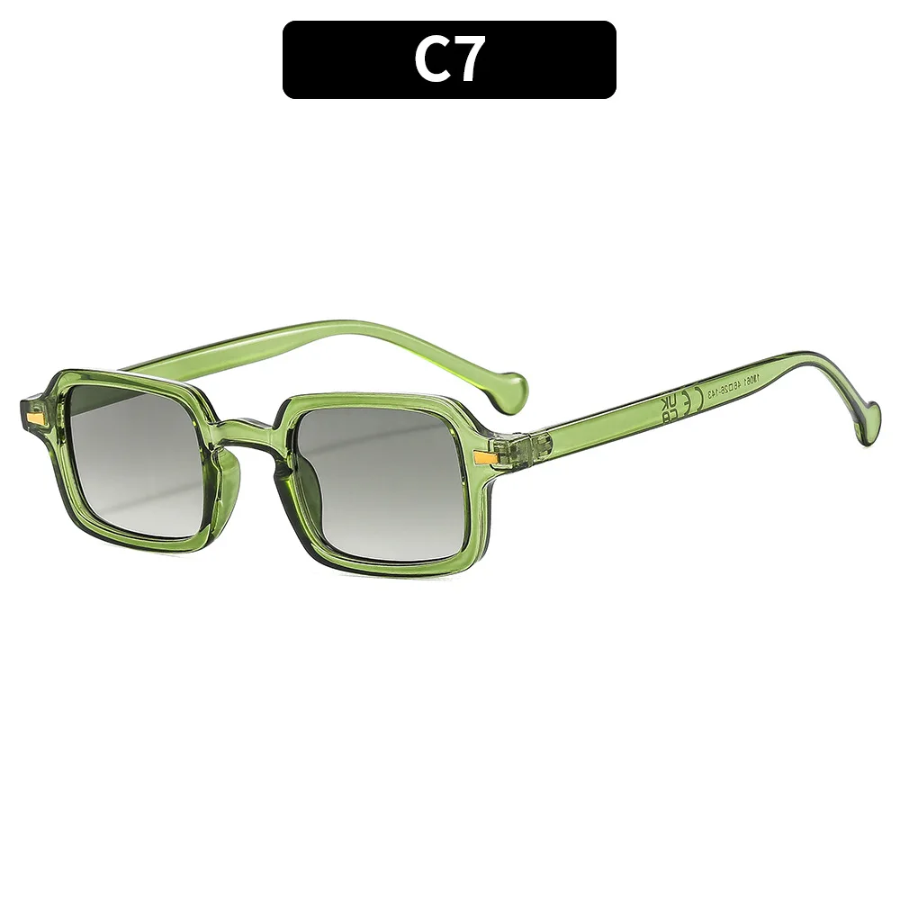  - Luxurious Rectangle Sunglasses Women Oval Vintage Brand Designer Square Sun Glasses Men Shades Female Eyewear Anti-glare UV400