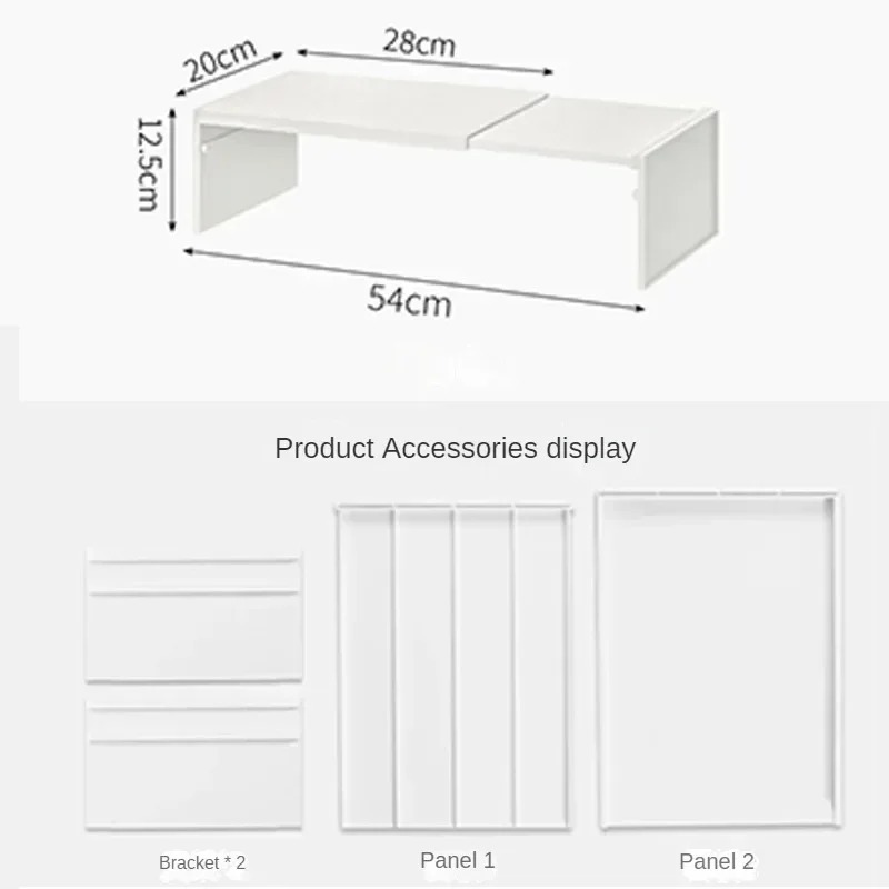 Kitchen Cupboard Organizer Retractable Cabinet Shelf Seasoning Bottle Spice Rack Dish Shelf Kitchen Accessories Storage Rack 2