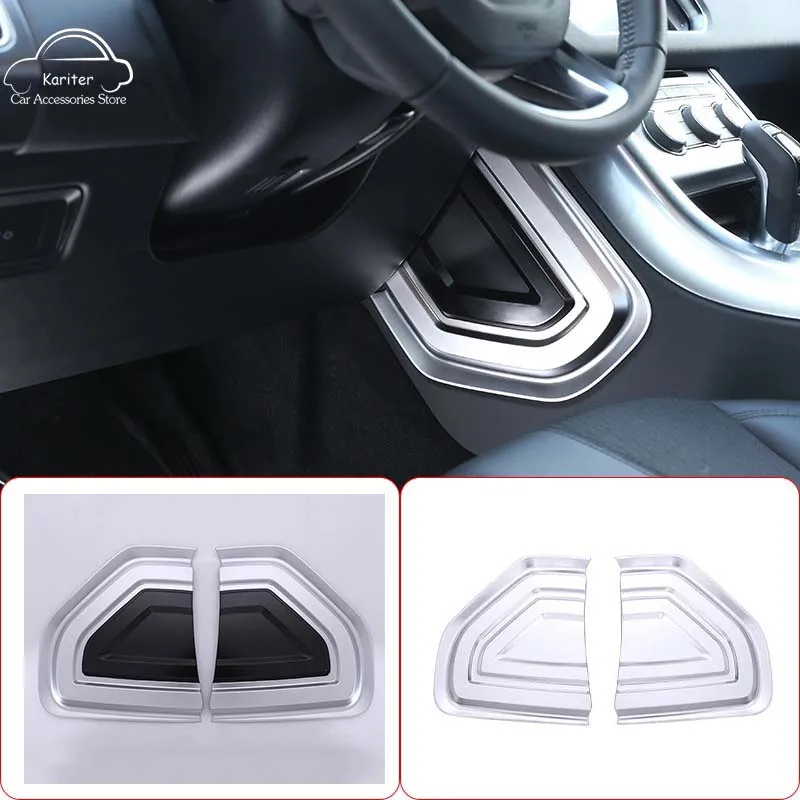 

Для Land Rover Range Rover Sport 2014-2019 ABS хромированный черный Центральный контроль U-образная панель Крышка отделка Наклейка Автомобильные аксессуары