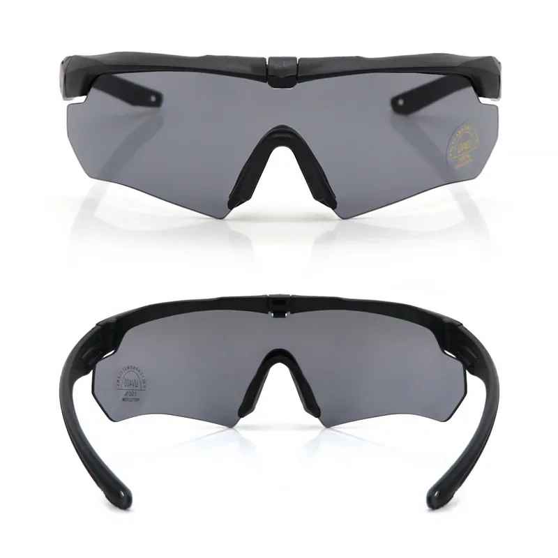 Myopia hyperopia Polarized Sports Men Road Cycling Sunglasses Motocycle Bike Bicycle Riding Protection Night Vision 3 Lens suit