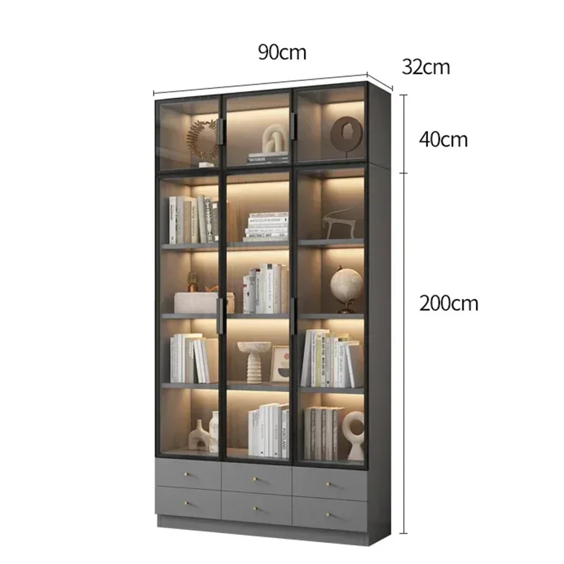 Mid Century Modern Bookcase Cubby Storage Shelf Wall Floating Bookcase Display Stand Estanteria Libros Replica Furniture