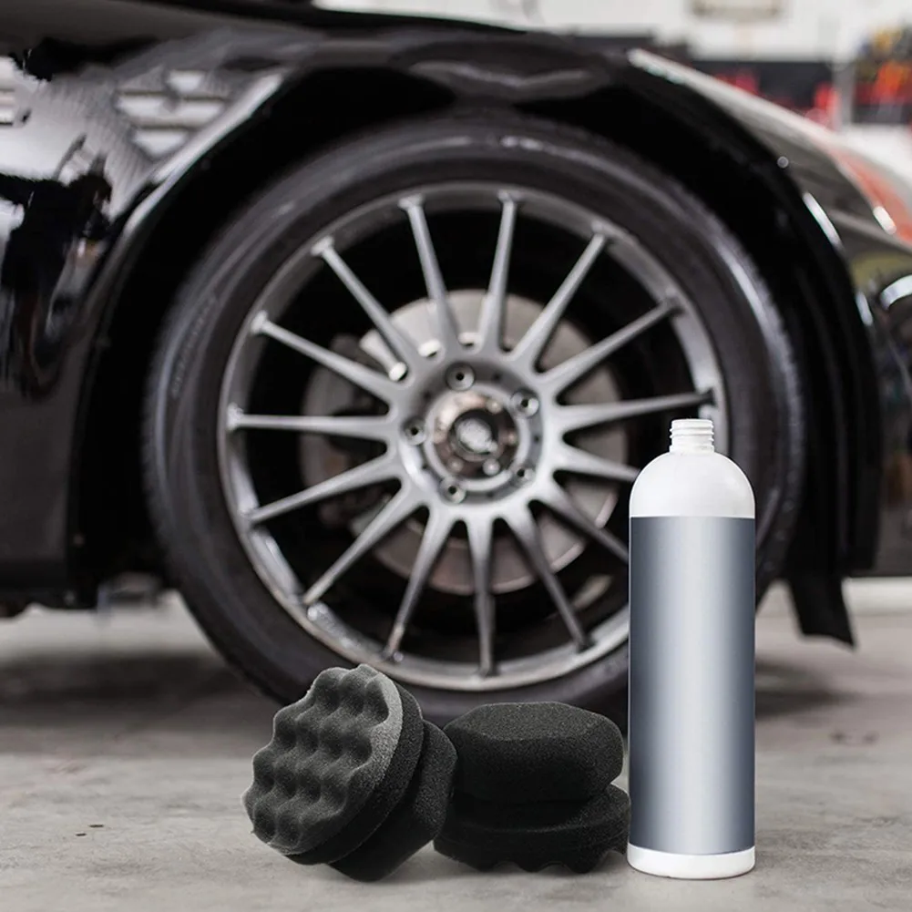 Car Tire Contour Dressing Applicator Pads Gloss Shine Color Polishing Sponge Soft Sponges For Coat Paints's Wax Car Polishing