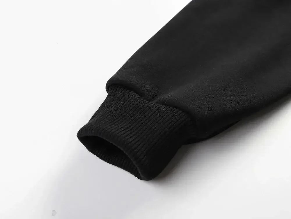 Hooded Sweater Jacket Hoodie Jumper Pure Cotton Letter Printing Men Women Couples