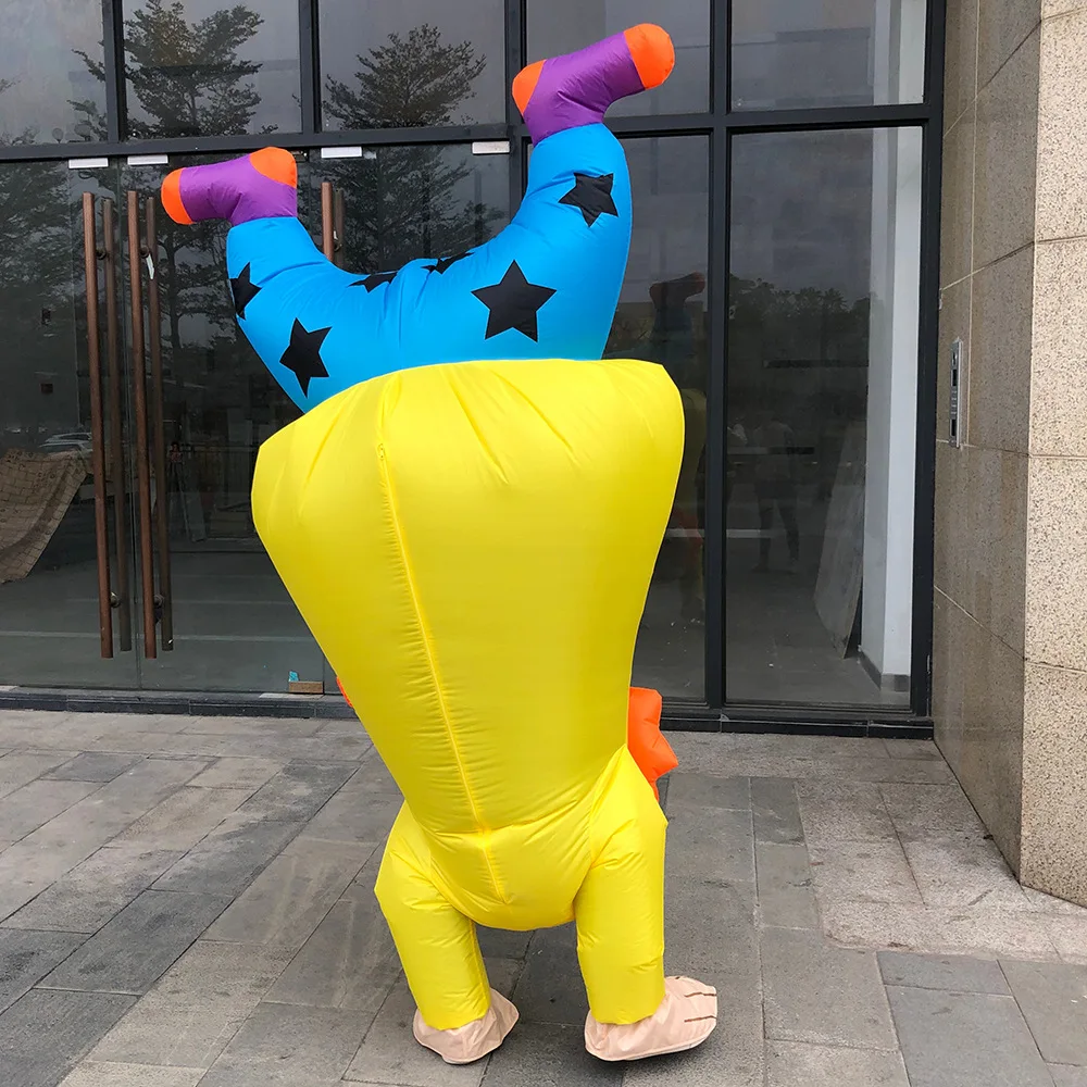 Handstand Clown & Shark Inflatable Costume 5