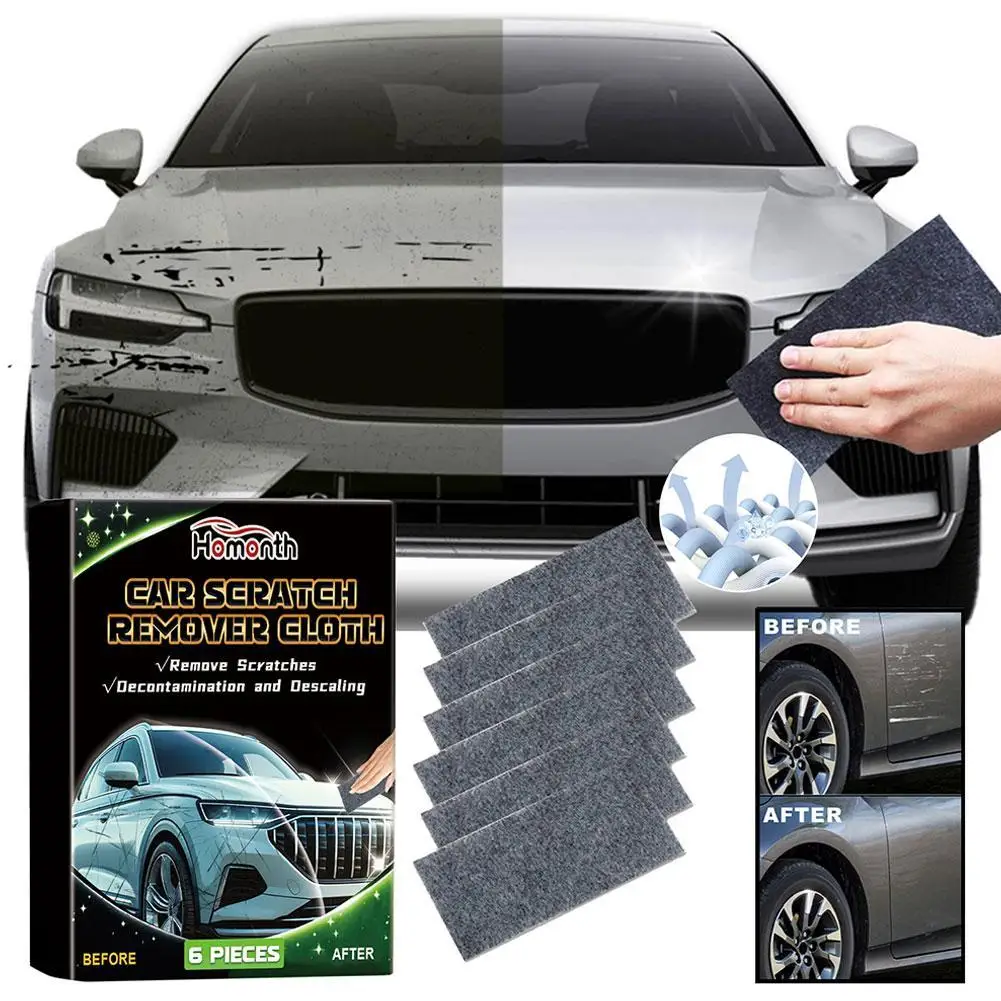 

Блестящая нано-ткань против царапин для автомобиля, Универсальная металлическая поверхность, мгновенная полировка, ткань для удаления царапин на поверхности автомобиля