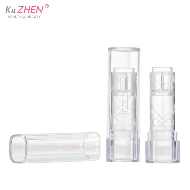 5/10 Pz Trasparente Cosmetico Fai Da Te Vuoto Chapstick Lip Gloss Rossetto Balsamo Tubo Con Tappi Contenitore Di Plastica Lip