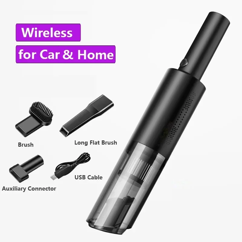 

Wireless Car Vacuum Cleaner Portable Handheld Vacuum Cleaner Car Household Dual Use 6000pa Strong Suction Mini Vacuum Cleaner