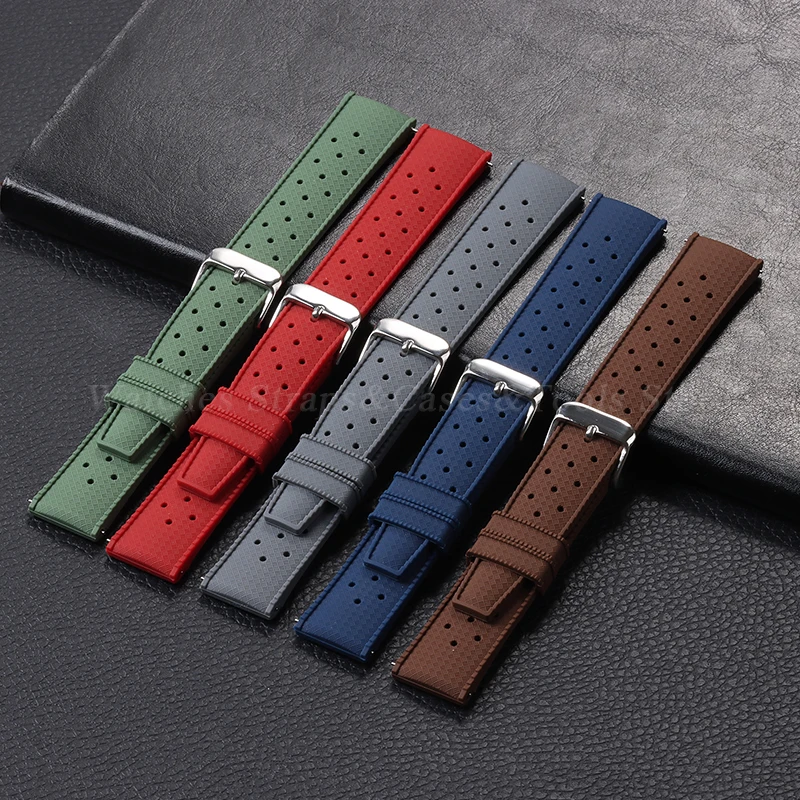 Premium 20mm Waterproof Silicone Sport Wristband – Soft, Durable Rubber Strap