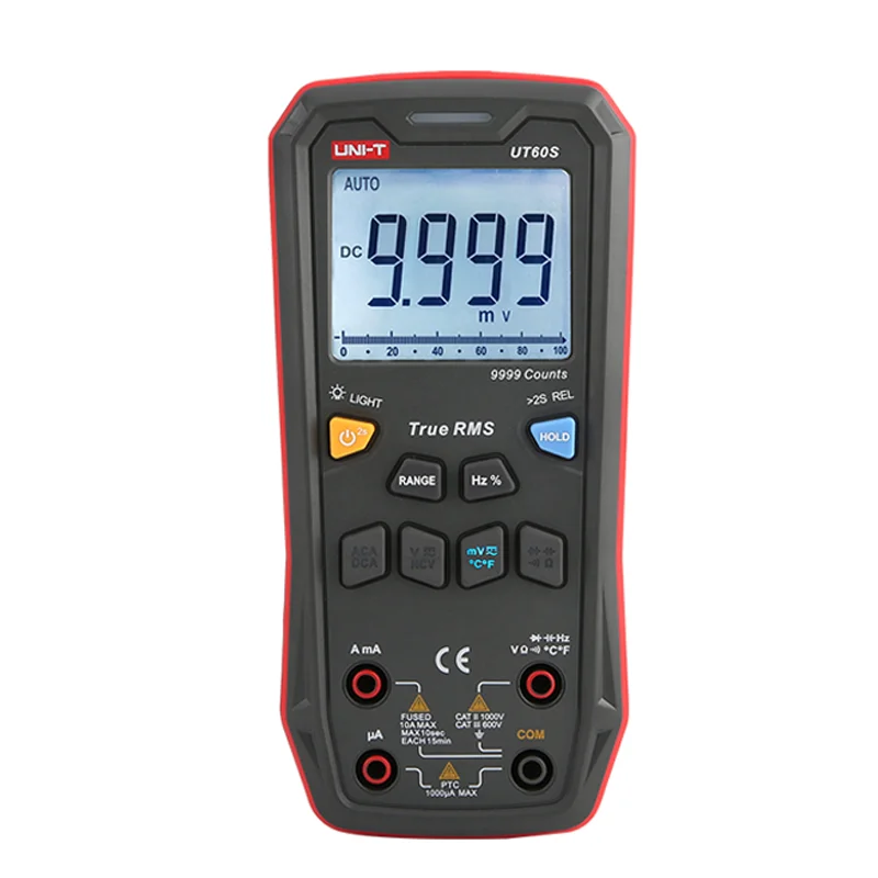 UNI-T Digital Smart Multimeter UT60S UT60BT 1000V AC DC Voltmeter Ammeter True RMS Capacitor Temperature Tester digital multimeter,multimeter tester
