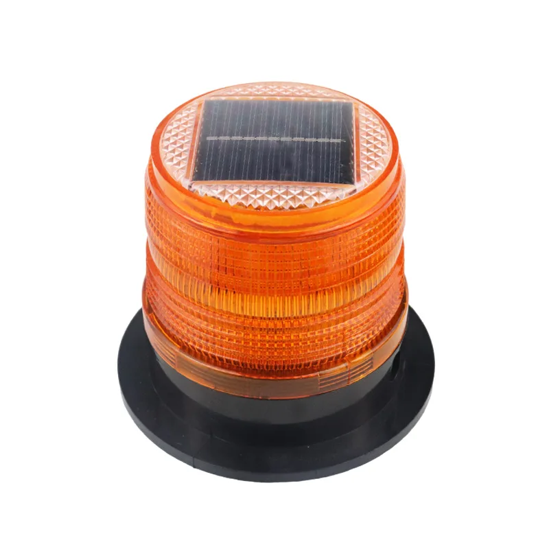 Solar Power Warning Flash Beacon Light Sensor Emergency Indication LED Lamp Car Rotating Traffice Safety Light Magnet Ceiling