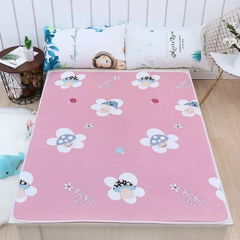 Changing Pad Cover for Baby Waterproof Bed Pad Kids Travel Mattress Protector Baby Reusable Changing Mats for babies Diaper Pads