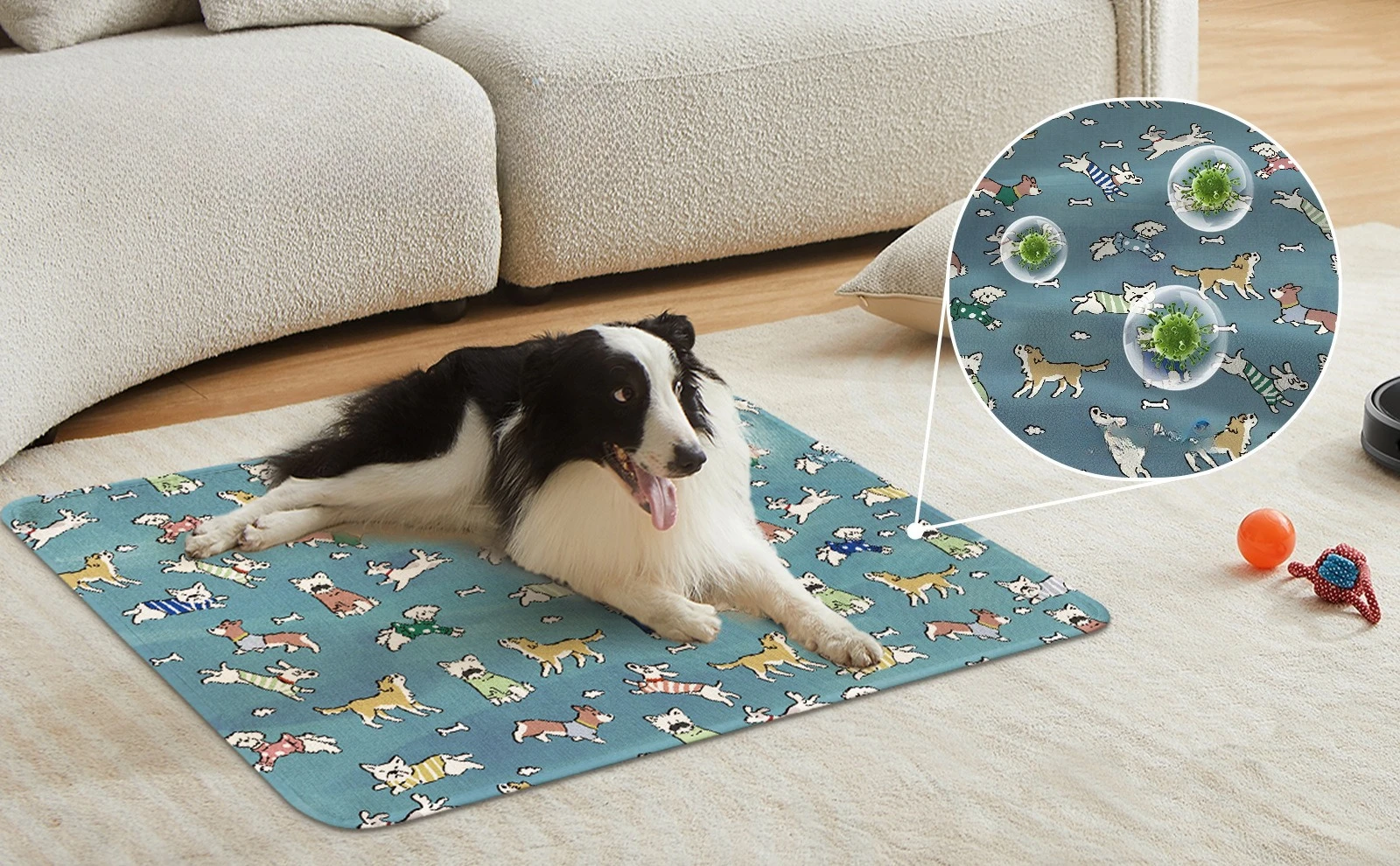 Cooling Pet Mat For Dogs And Cats Washable Non-slip Ice Pad_voghion.com