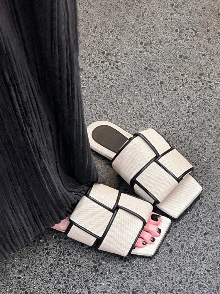 Sandali Da Spiaggia In Plastica Con Farfalle E Diamanti - Tacco Nero Per Donna - Foto 14