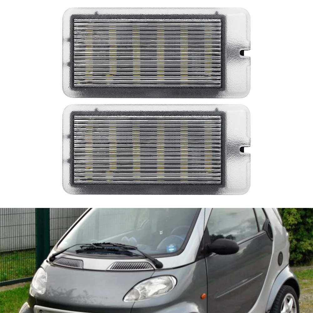 2pcs 12V White ABS LED Trunk Lights #264709249R/ A4538200400 Suitable For Nissan Versa-Note 2014-2019/ Renault-Zoe 2012-2023