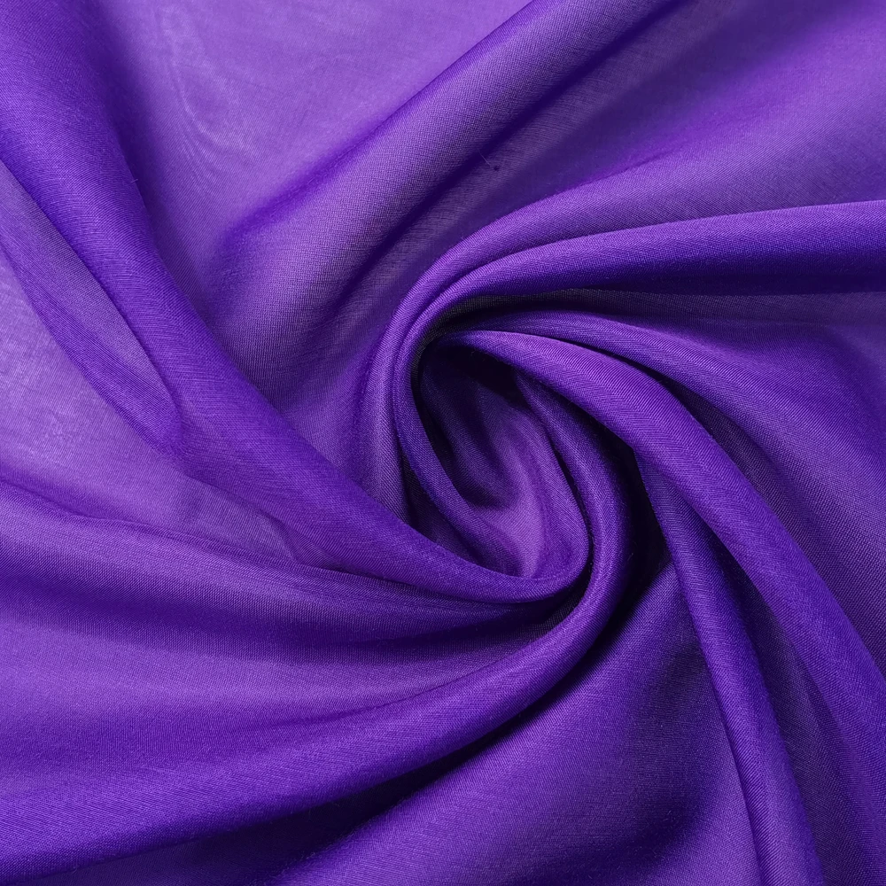 Luxurious Mulberry Silk Cotton Blend Fabric in White and Black - Perfect for Dresses, Scarves, and Decorations