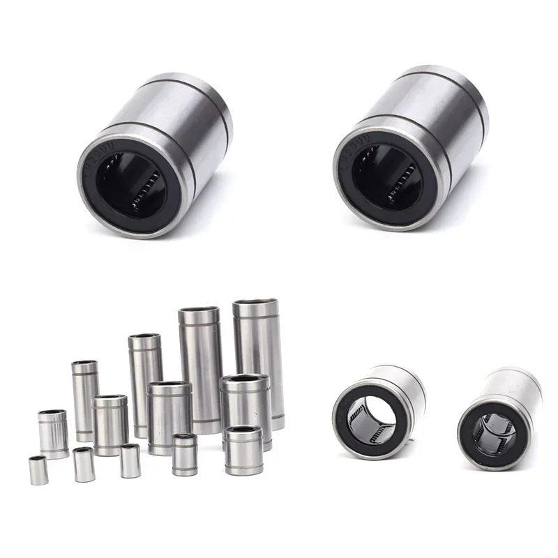 4/10pc LM6UU LM8UU LM10UU LM12UU LM3UU LM4UU LM16UU Long Type 8mm Linear Ball Bearing CNC Parts for CNC 3D Printer