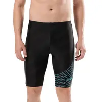 Summer Men's Jammers Swimsuit Short New Swimming Trunks Athletic Training Swimwear Quick Dry Water Sports Beach Rash Guard Pants 2