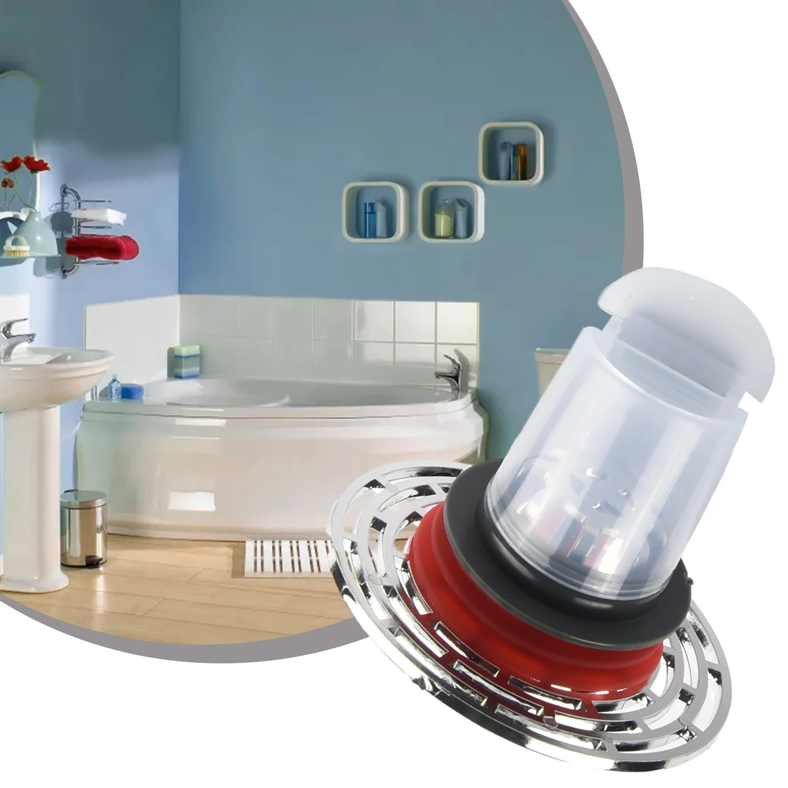 

1pc Floor Drain Core Filter Shower Floor Drain Deodorant Plug Sewer Proof OdorProof Bathroom Hair Deodorizer Bathroom Fixture
