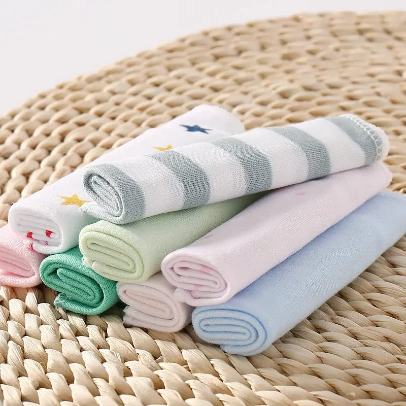 8pcs/lot Baby Cotton Small Square Towel Feeding Towel Wipe Sweat Baby Handkerchief