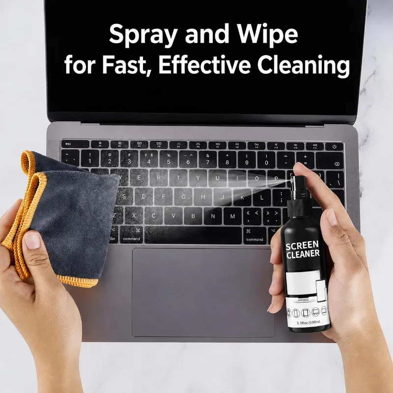 LCD Screen Cleanser Spray Fluid - 100ml Portable Touch Panel Stain Remover Solution