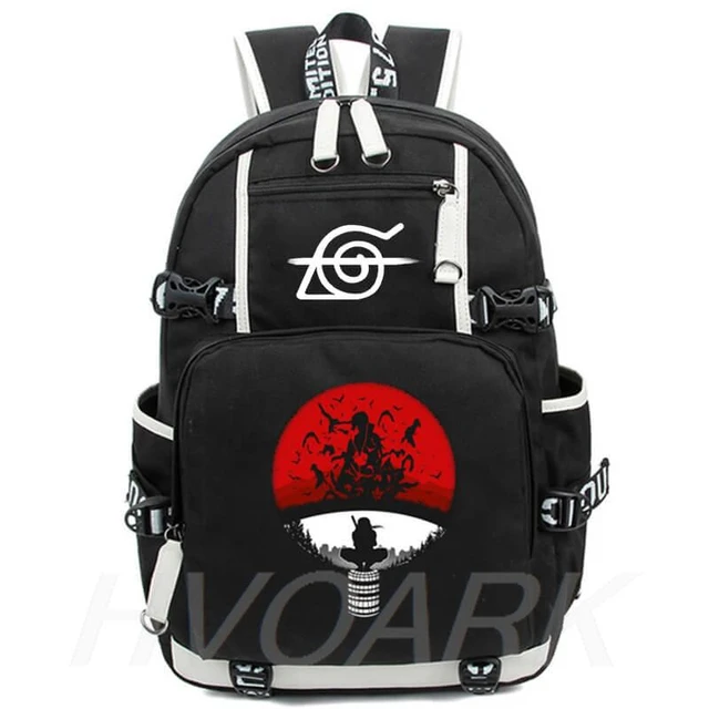 Mochila escolar bolsa anime Naruto Akatsuki Nuvens Itachi