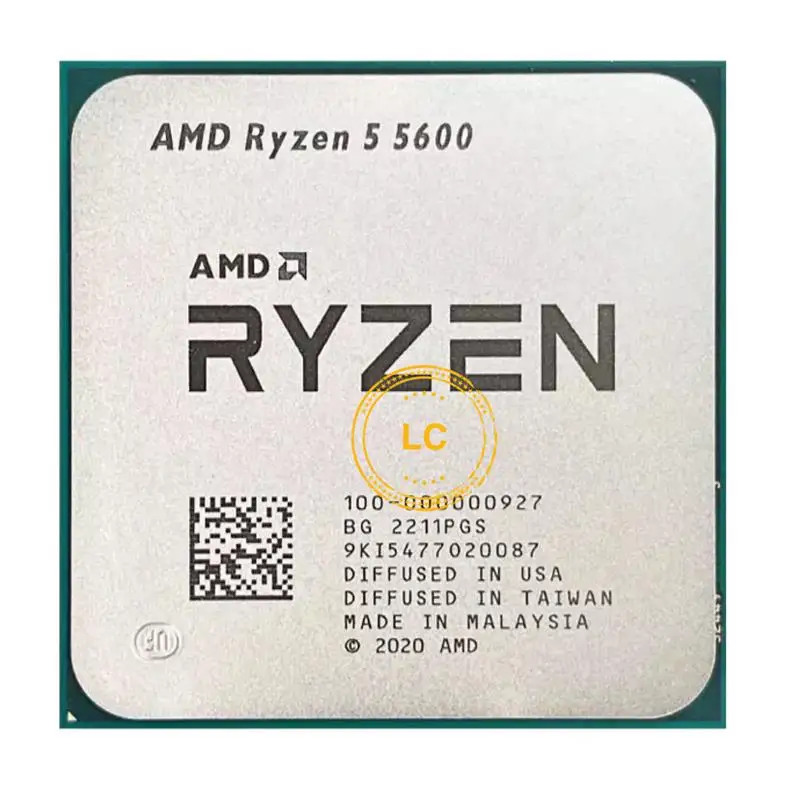 

Лучший процессор AMD Ryzen 5 5600 R5 5600 3,5 ГГц шестиядерный двенадцатипоточный процессор 7 нм 65 Вт L3 = 32M 100-000000927 разъем AM4