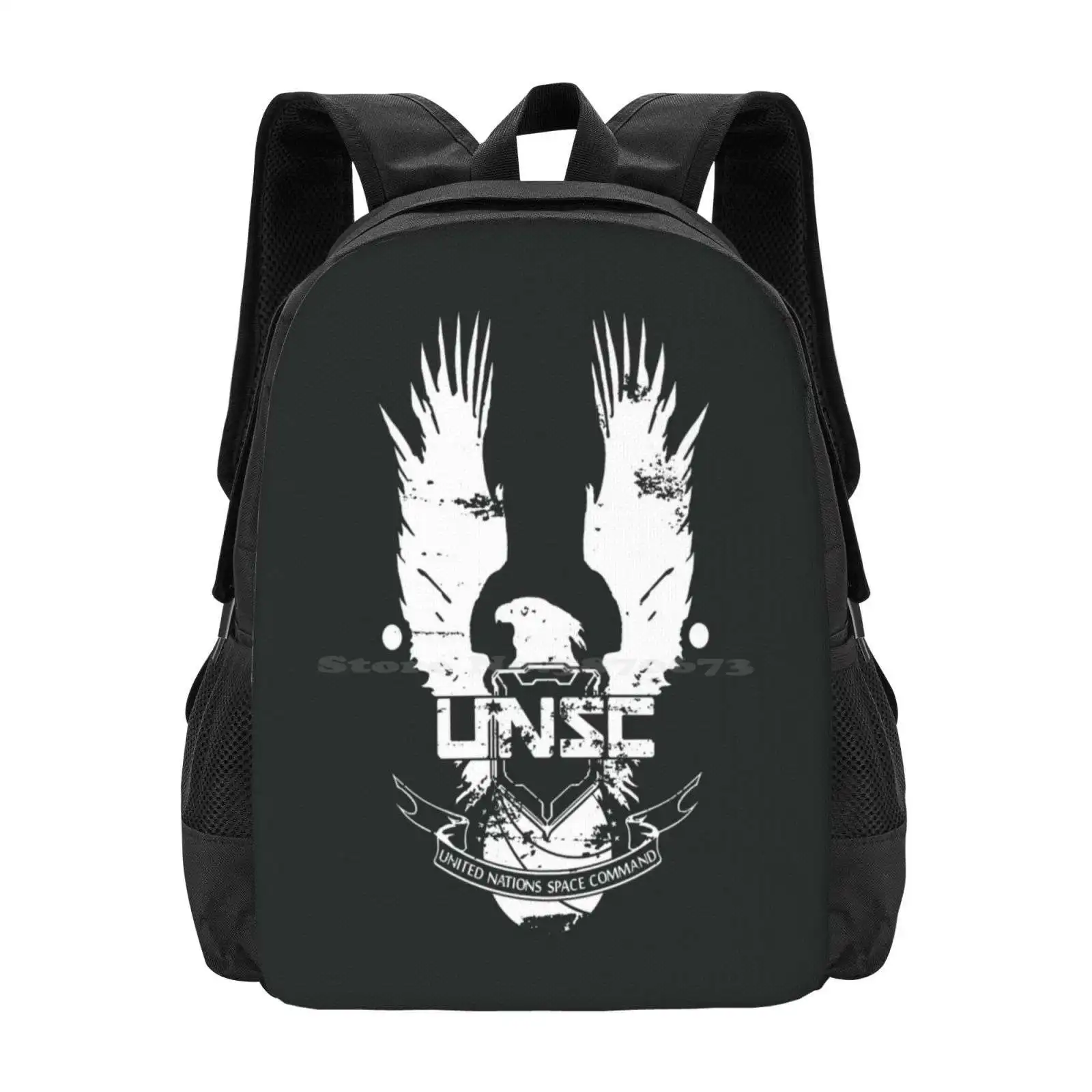 

Unsc Worn Logo High Quality School Bags Travel Laptop Backpack Unsc Worn Distressed Logo Science Reach 3 Covenant United
