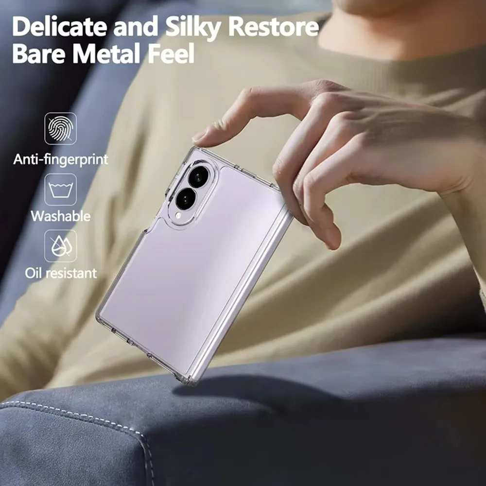 Ultra Thin Shockproof Transparent Slim Hard Cover Case