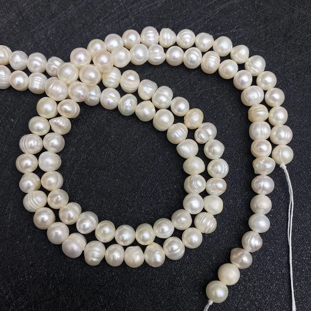 2-3mm Small Natural Freshwater Pearl Bead Nearly Round A Grade Beads for Jewelry Making DIY Bracelet Necklace Earrings 2mm Mini